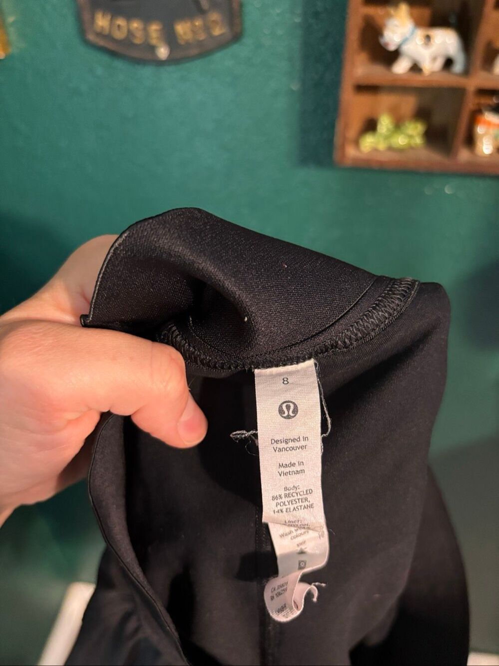 Lululemon Black Skort Size 8 - Picture 3 of 3